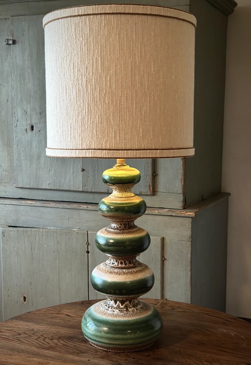 ceramic lamp 1960's