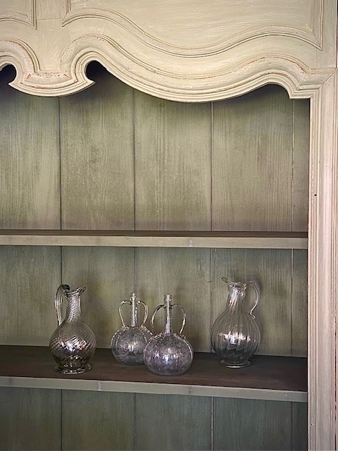 glass decanters 18th C