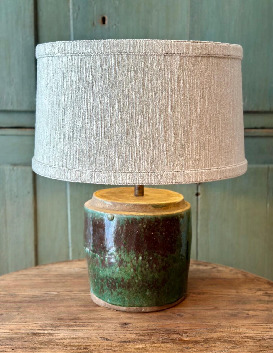 Glazed lamp