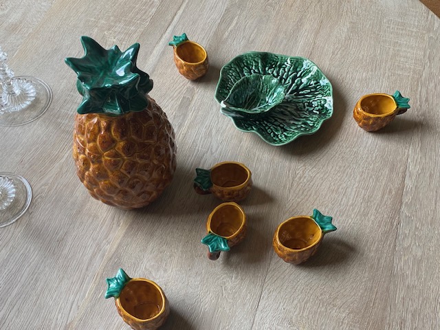 Pineapple cocktail set