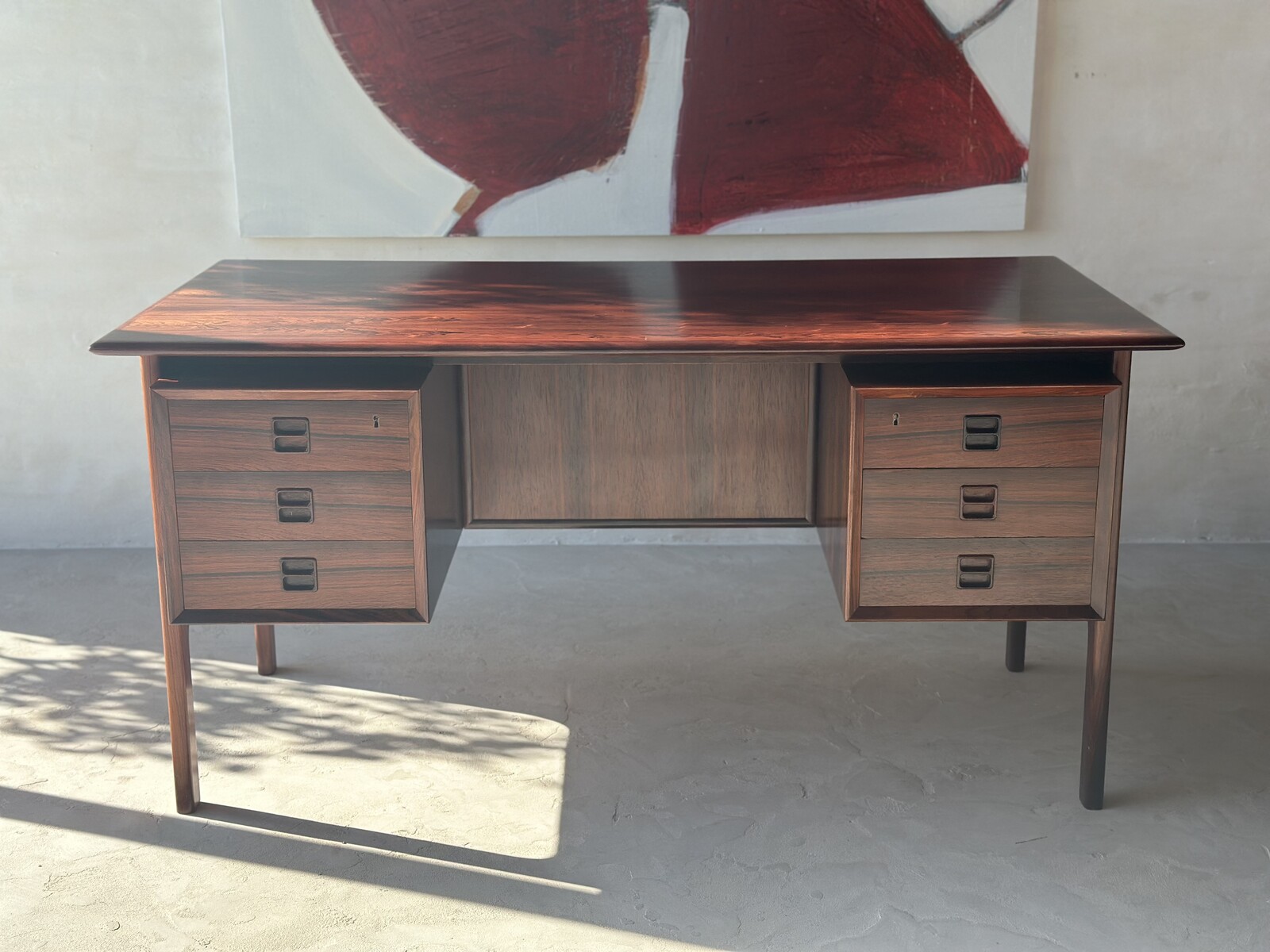 rosewood desk ca 1960