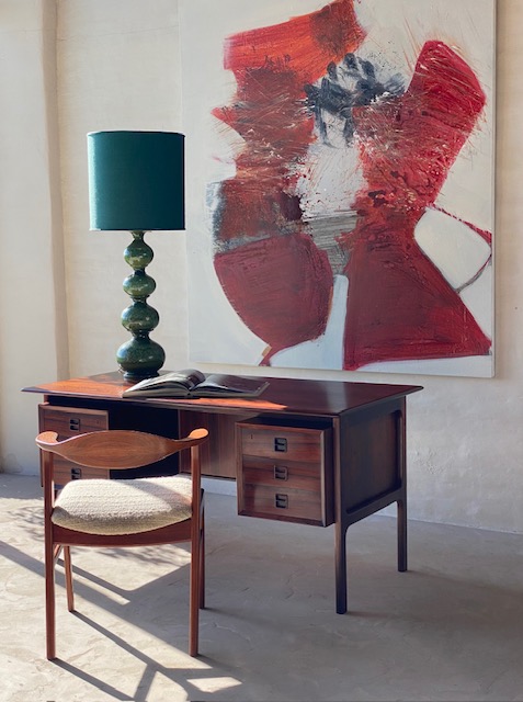 rosewood desk ca 1960