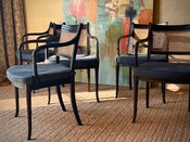 set of six dining armchairs