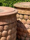 terra cotta garden seat